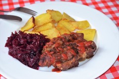 Свински вратни пържоли